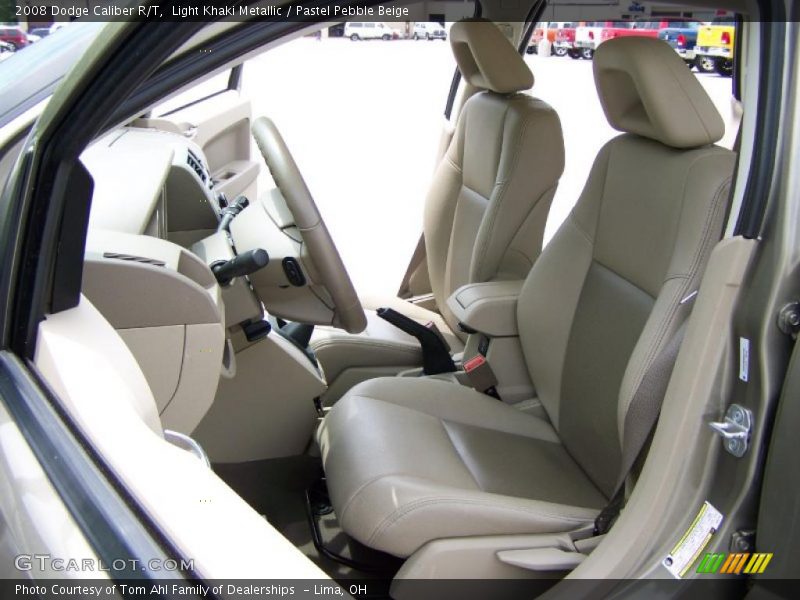 Light Khaki Metallic / Pastel Pebble Beige 2008 Dodge Caliber R/T