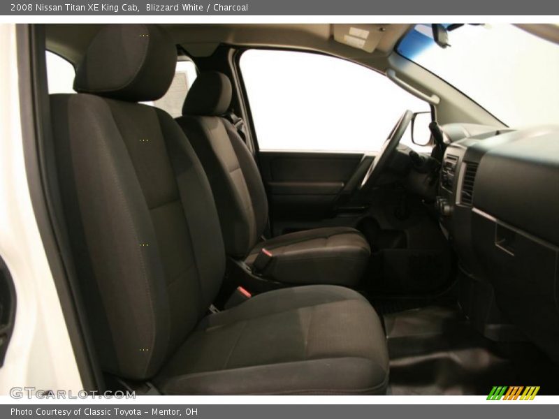 Blizzard White / Charcoal 2008 Nissan Titan XE King Cab
