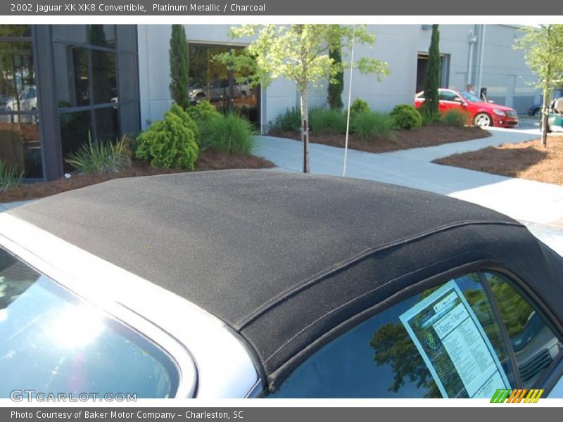 Platinum Metallic / Charcoal 2002 Jaguar XK XK8 Convertible