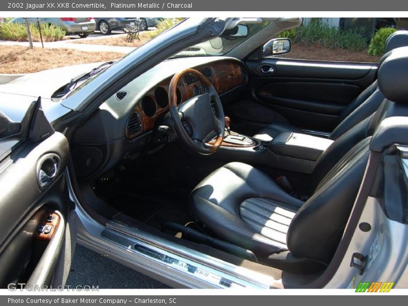 Platinum Metallic / Charcoal 2002 Jaguar XK XK8 Convertible