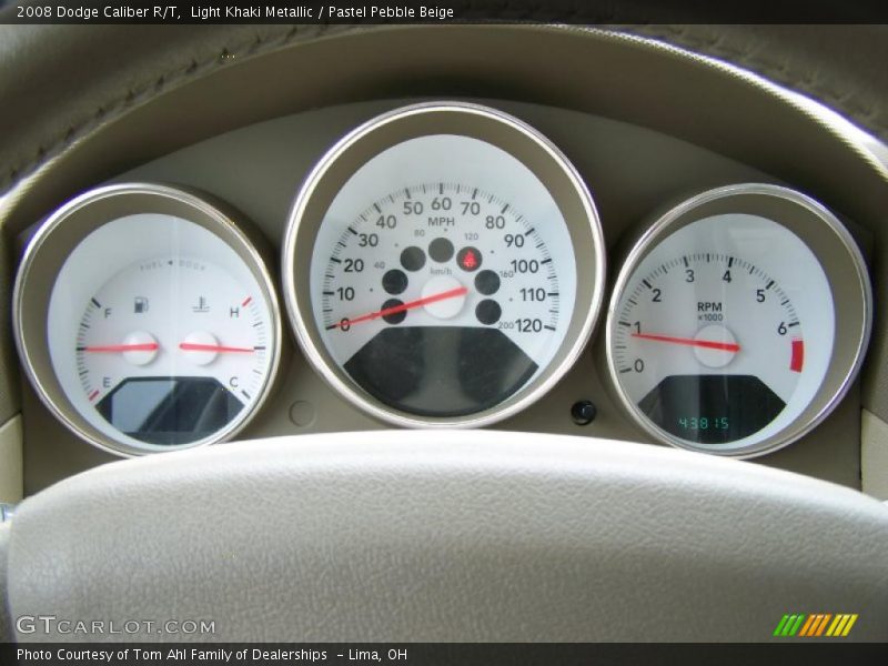 Light Khaki Metallic / Pastel Pebble Beige 2008 Dodge Caliber R/T