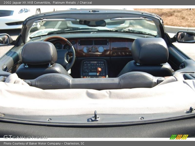 Platinum Metallic / Charcoal 2002 Jaguar XK XK8 Convertible