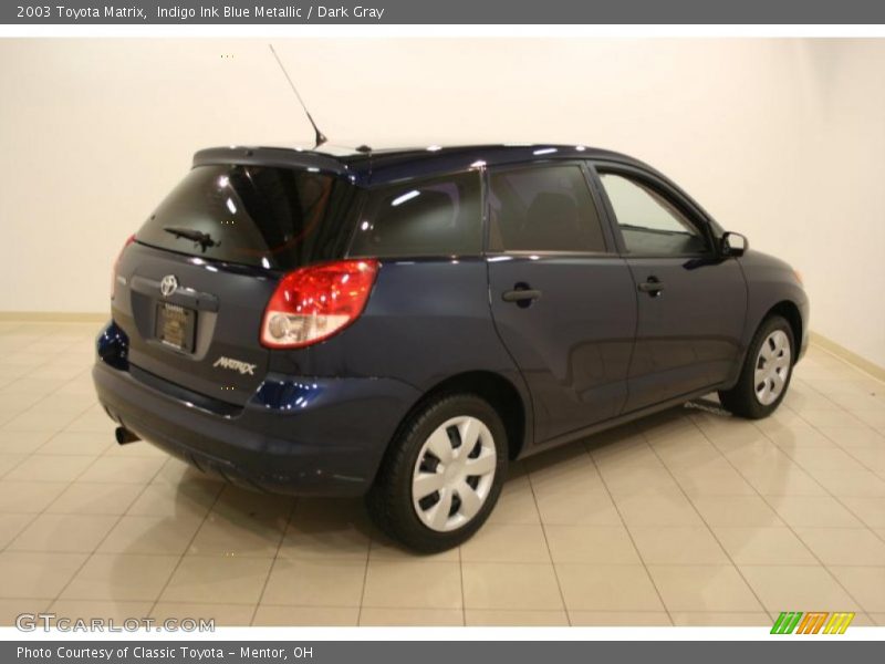 Indigo Ink Blue Metallic / Dark Gray 2003 Toyota Matrix