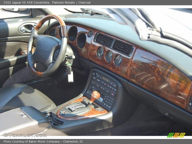 Platinum Metallic / Charcoal 2002 Jaguar XK XK8 Convertible