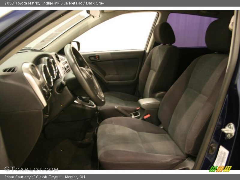 Indigo Ink Blue Metallic / Dark Gray 2003 Toyota Matrix