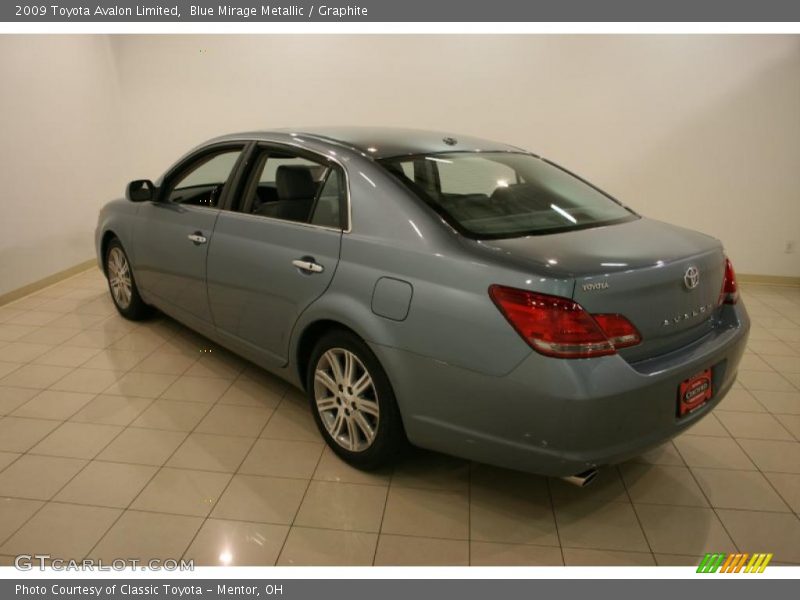 Blue Mirage Metallic / Graphite 2009 Toyota Avalon Limited