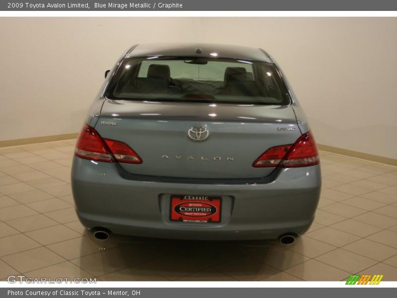 Blue Mirage Metallic / Graphite 2009 Toyota Avalon Limited