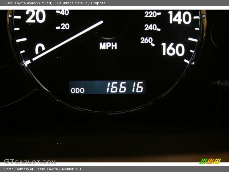 Blue Mirage Metallic / Graphite 2009 Toyota Avalon Limited