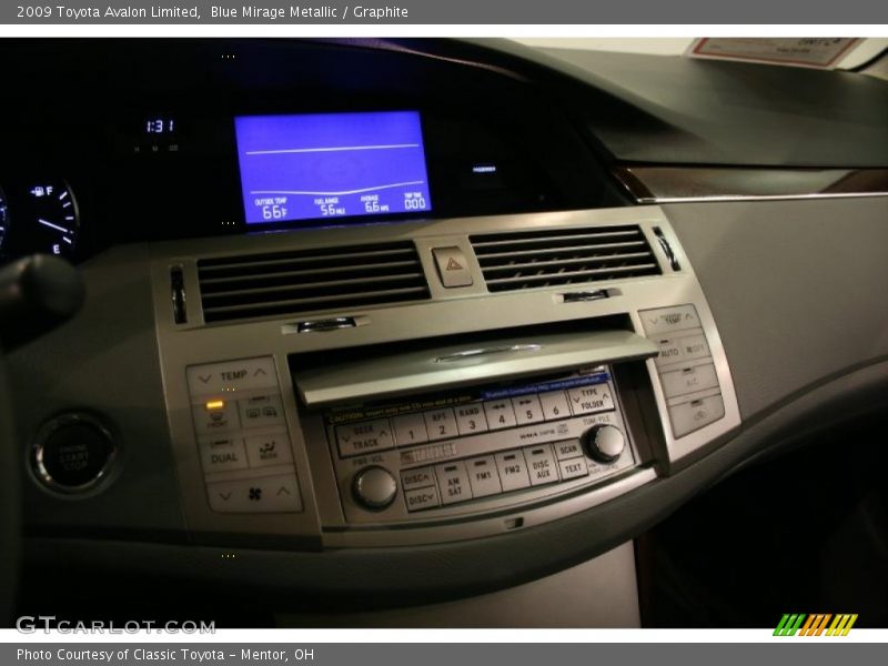 Blue Mirage Metallic / Graphite 2009 Toyota Avalon Limited