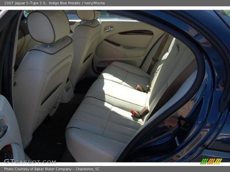 Indigo Blue Metallic / Ivory/Mocha 2007 Jaguar S-Type 3.0
