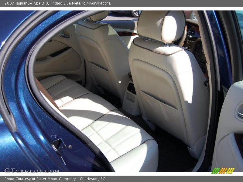 Indigo Blue Metallic / Ivory/Mocha 2007 Jaguar S-Type 3.0