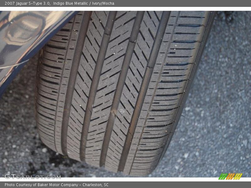 Indigo Blue Metallic / Ivory/Mocha 2007 Jaguar S-Type 3.0