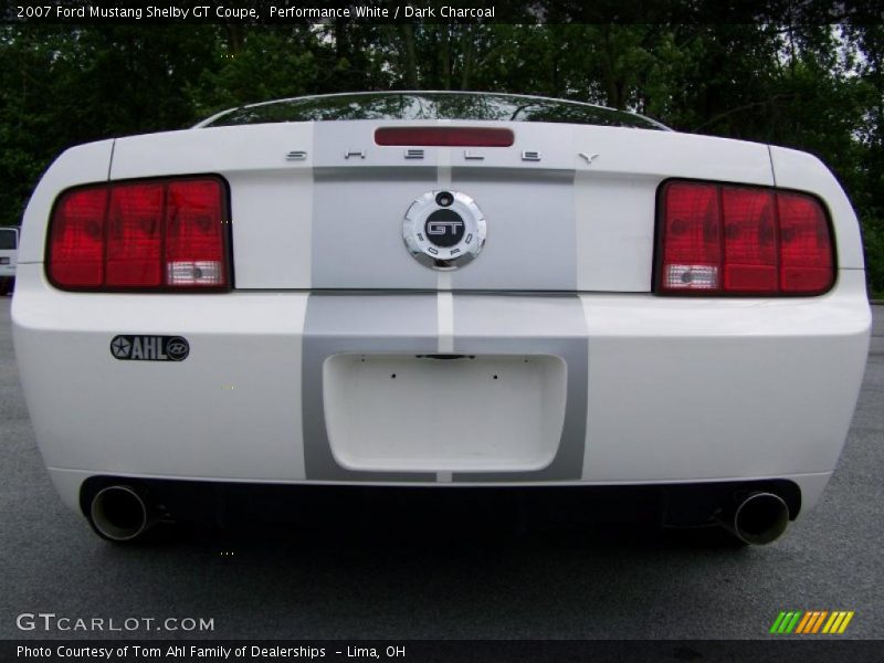 Performance White / Dark Charcoal 2007 Ford Mustang Shelby GT Coupe