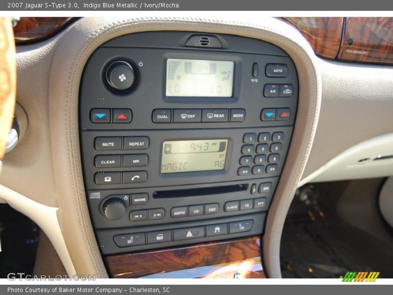Indigo Blue Metallic / Ivory/Mocha 2007 Jaguar S-Type 3.0