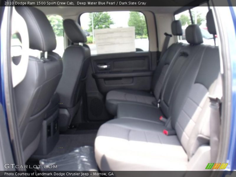 Deep Water Blue Pearl / Dark Slate Gray 2010 Dodge Ram 1500 Sport Crew Cab
