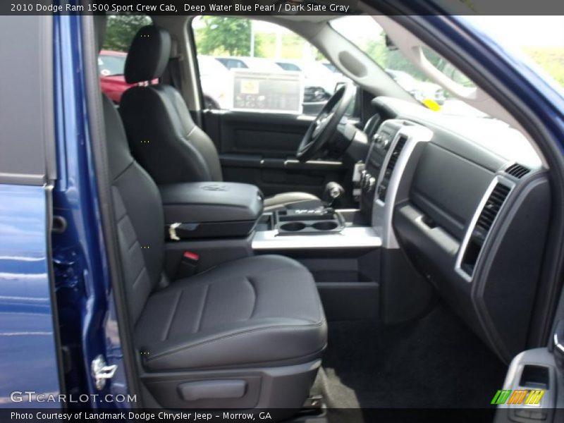 Deep Water Blue Pearl / Dark Slate Gray 2010 Dodge Ram 1500 Sport Crew Cab