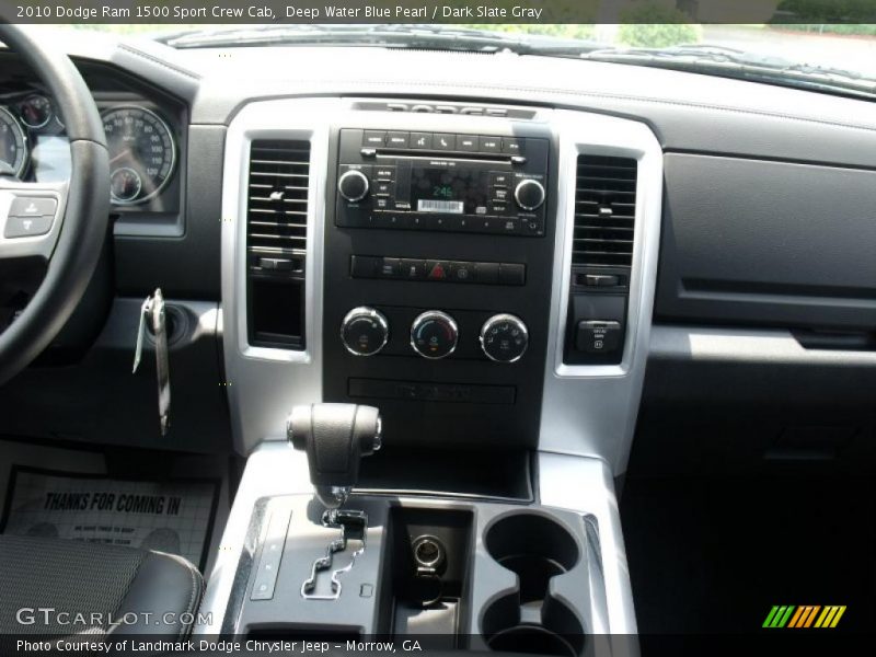 Deep Water Blue Pearl / Dark Slate Gray 2010 Dodge Ram 1500 Sport Crew Cab