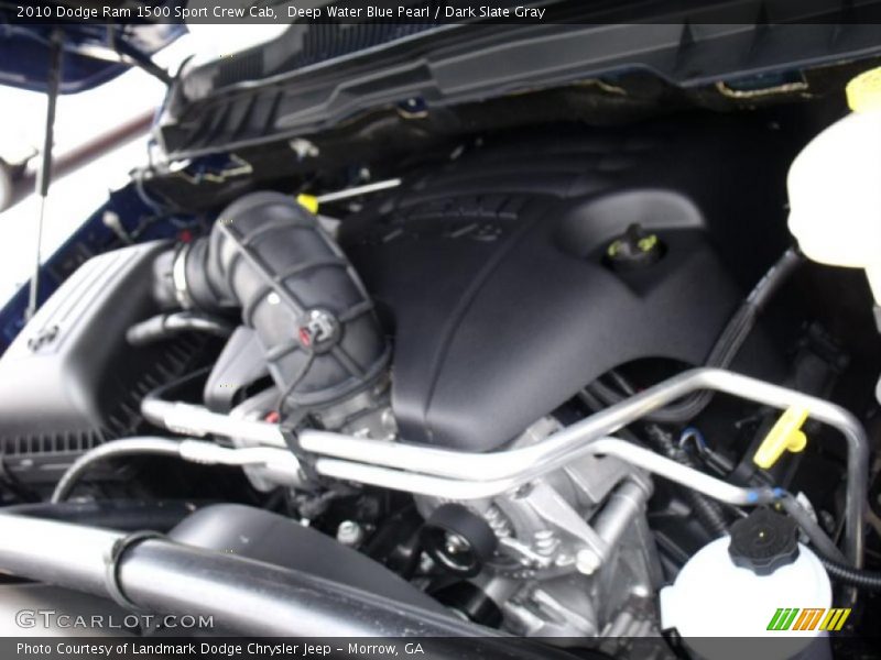 Deep Water Blue Pearl / Dark Slate Gray 2010 Dodge Ram 1500 Sport Crew Cab
