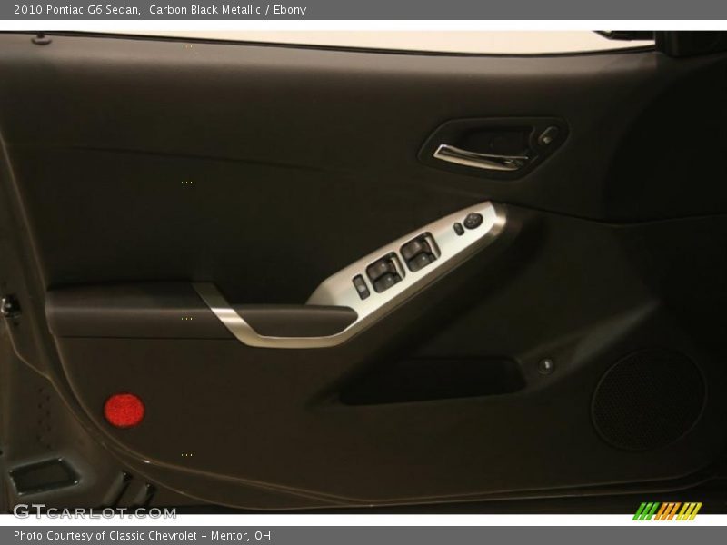 Carbon Black Metallic / Ebony 2010 Pontiac G6 Sedan