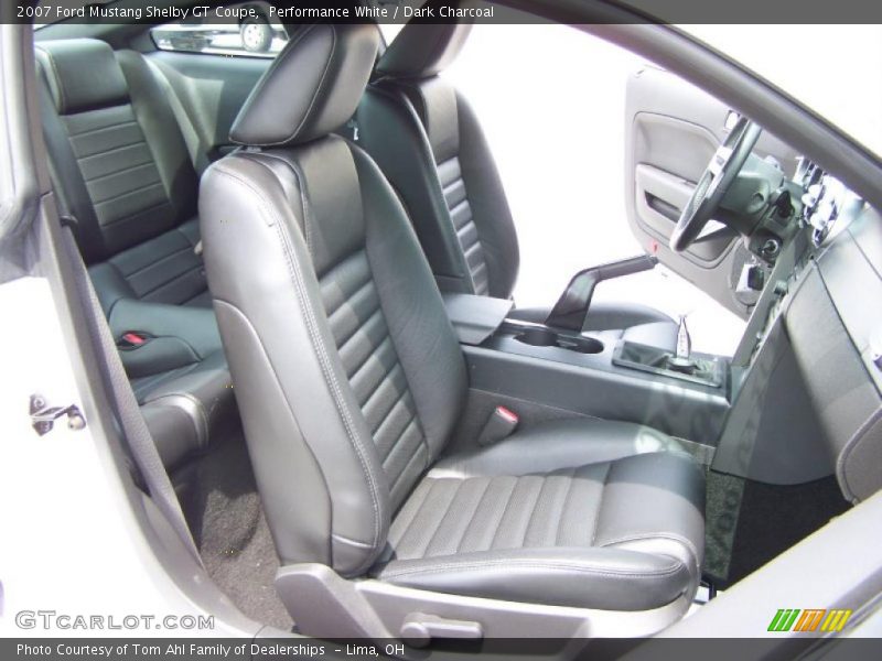 Performance White / Dark Charcoal 2007 Ford Mustang Shelby GT Coupe