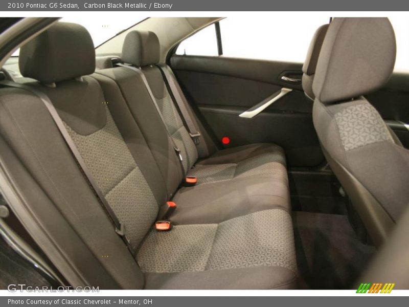 Carbon Black Metallic / Ebony 2010 Pontiac G6 Sedan