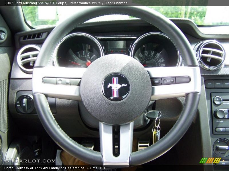 Performance White / Dark Charcoal 2007 Ford Mustang Shelby GT Coupe