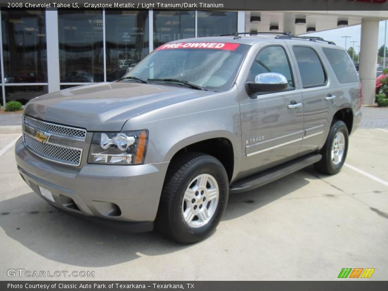 Graystone Metallic / Light Titanium/Dark Titanium 2008 Chevrolet Tahoe LS