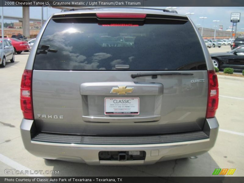 Graystone Metallic / Light Titanium/Dark Titanium 2008 Chevrolet Tahoe LS