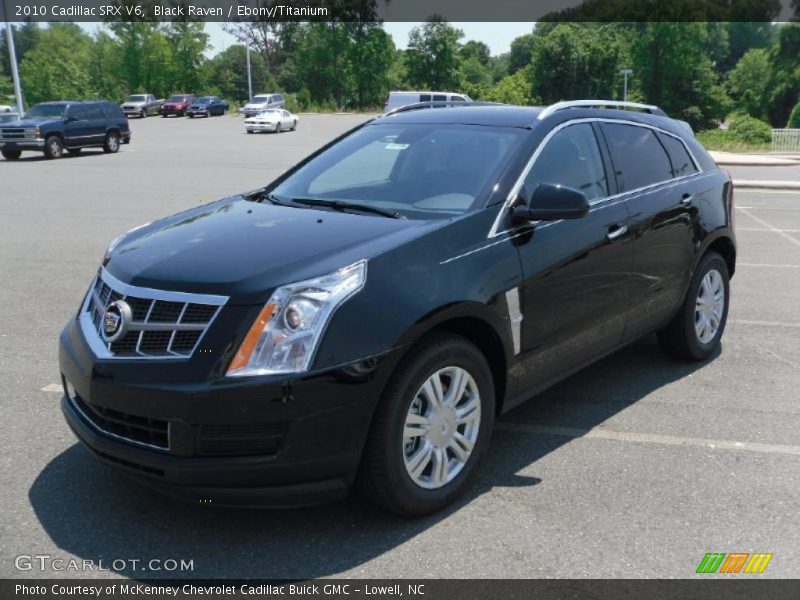 Black Raven / Ebony/Titanium 2010 Cadillac SRX V6
