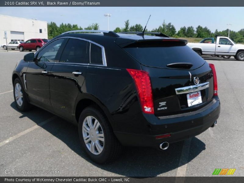 Black Raven / Ebony/Titanium 2010 Cadillac SRX V6