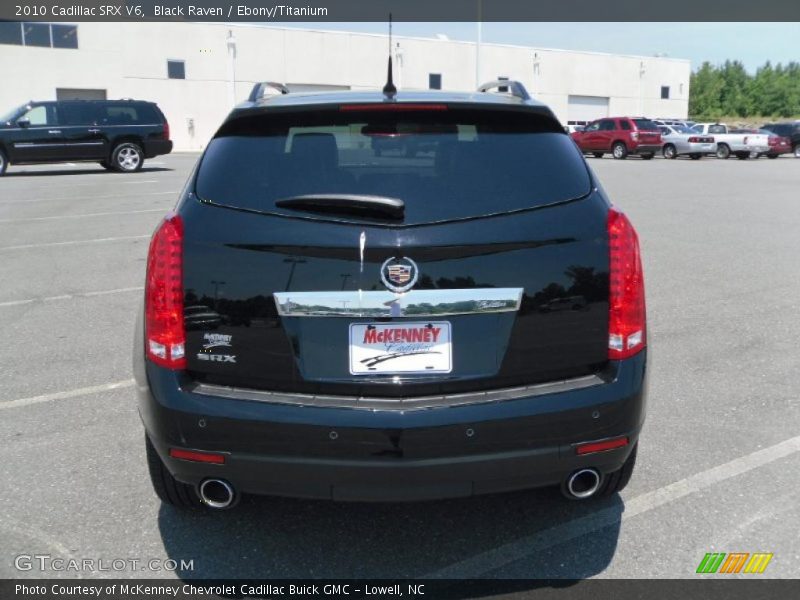 Black Raven / Ebony/Titanium 2010 Cadillac SRX V6
