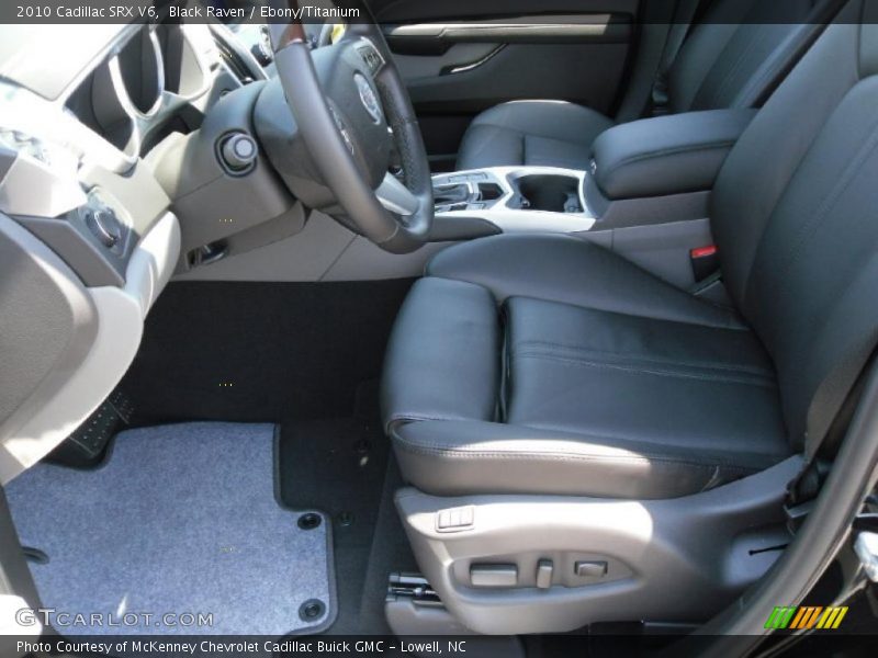 Black Raven / Ebony/Titanium 2010 Cadillac SRX V6