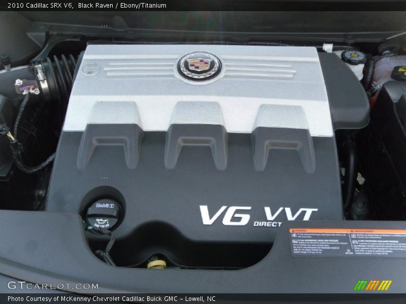 Black Raven / Ebony/Titanium 2010 Cadillac SRX V6