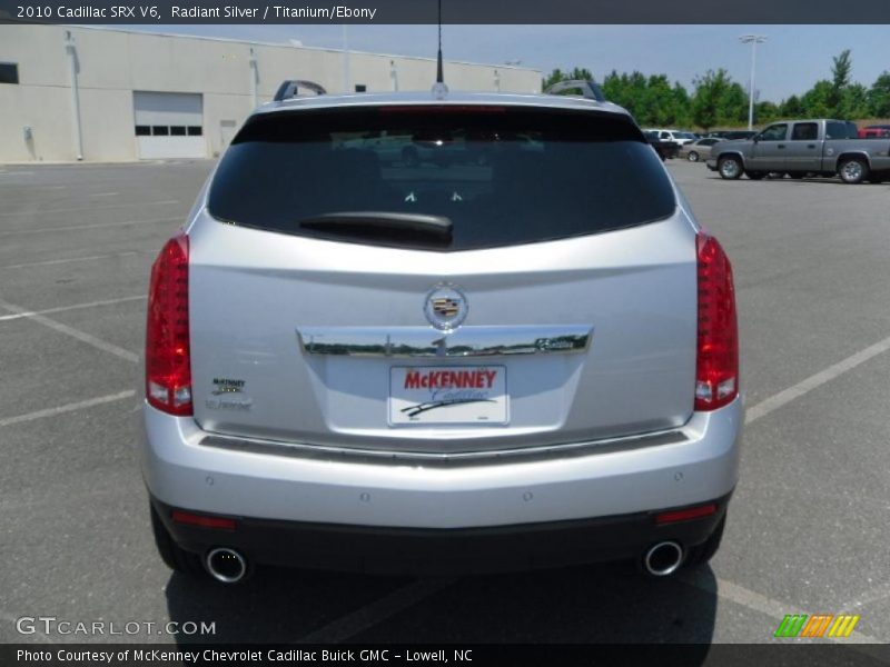 Radiant Silver / Titanium/Ebony 2010 Cadillac SRX V6