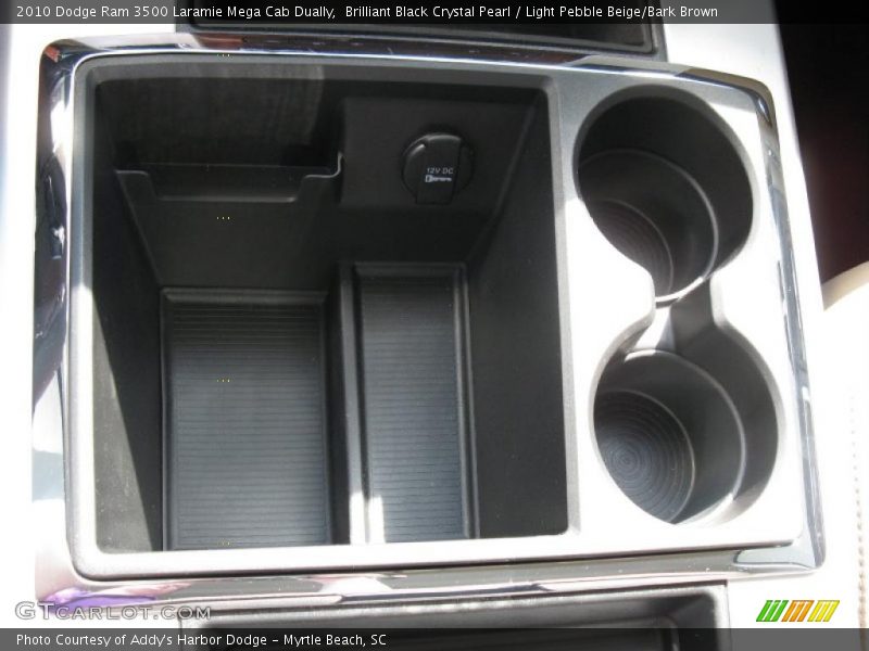 Brilliant Black Crystal Pearl / Light Pebble Beige/Bark Brown 2010 Dodge Ram 3500 Laramie Mega Cab Dually