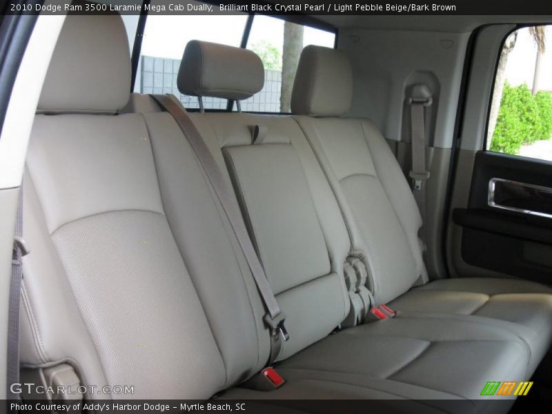 Brilliant Black Crystal Pearl / Light Pebble Beige/Bark Brown 2010 Dodge Ram 3500 Laramie Mega Cab Dually