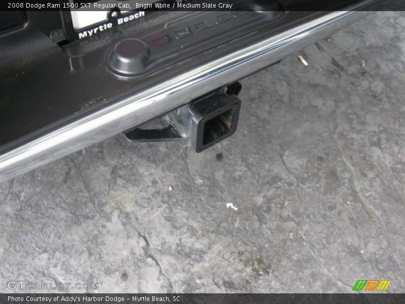 Bright White / Medium Slate Gray 2008 Dodge Ram 1500 SXT Regular Cab