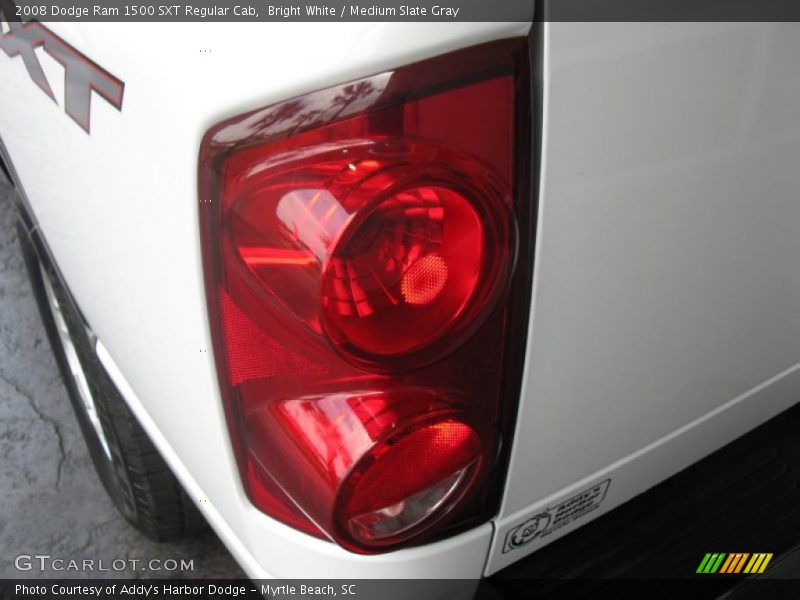 Bright White / Medium Slate Gray 2008 Dodge Ram 1500 SXT Regular Cab