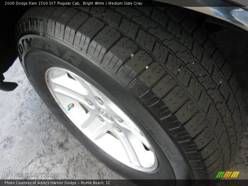 Bright White / Medium Slate Gray 2008 Dodge Ram 1500 SXT Regular Cab