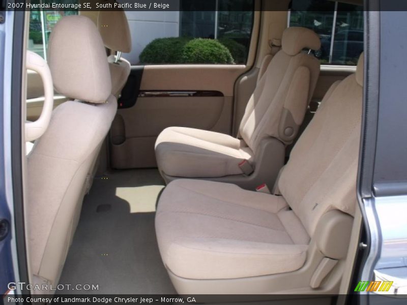 South Pacific Blue / Beige 2007 Hyundai Entourage SE