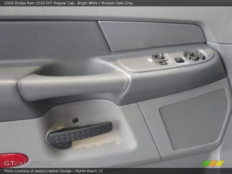 Bright White / Medium Slate Gray 2008 Dodge Ram 1500 SXT Regular Cab