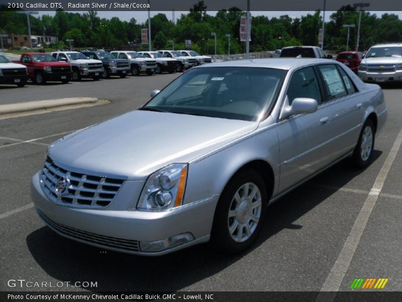 Radiant Silver / Shale/Cocoa 2010 Cadillac DTS