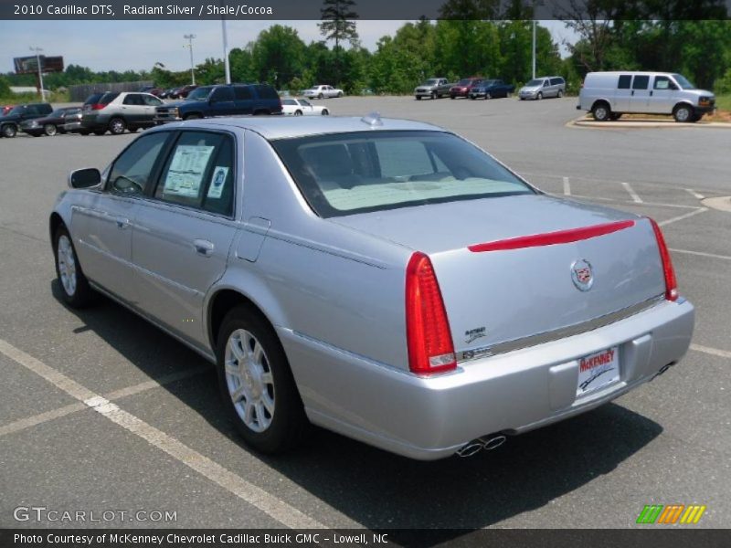 Radiant Silver / Shale/Cocoa 2010 Cadillac DTS