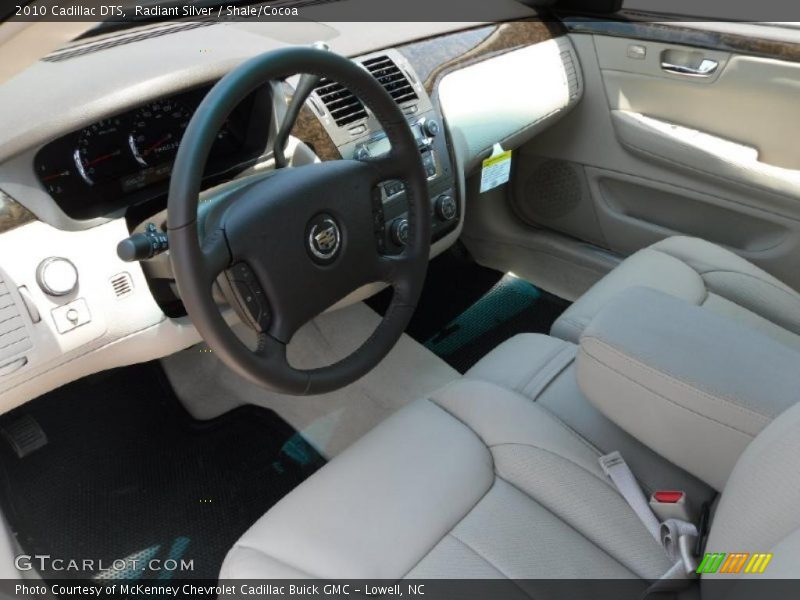 Radiant Silver / Shale/Cocoa 2010 Cadillac DTS