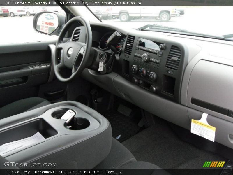 Summit White / Dark Titanium 2010 Chevrolet Silverado 1500 LS Extended Cab