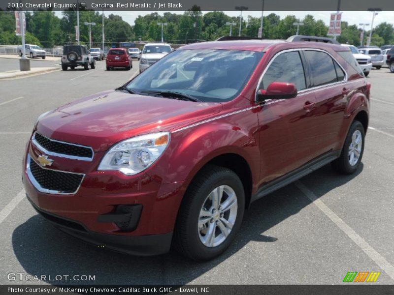 Cardinal Red Metallic / Jet Black 2010 Chevrolet Equinox LT