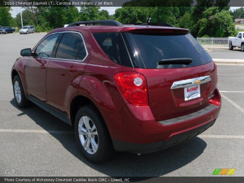 Cardinal Red Metallic / Jet Black 2010 Chevrolet Equinox LT