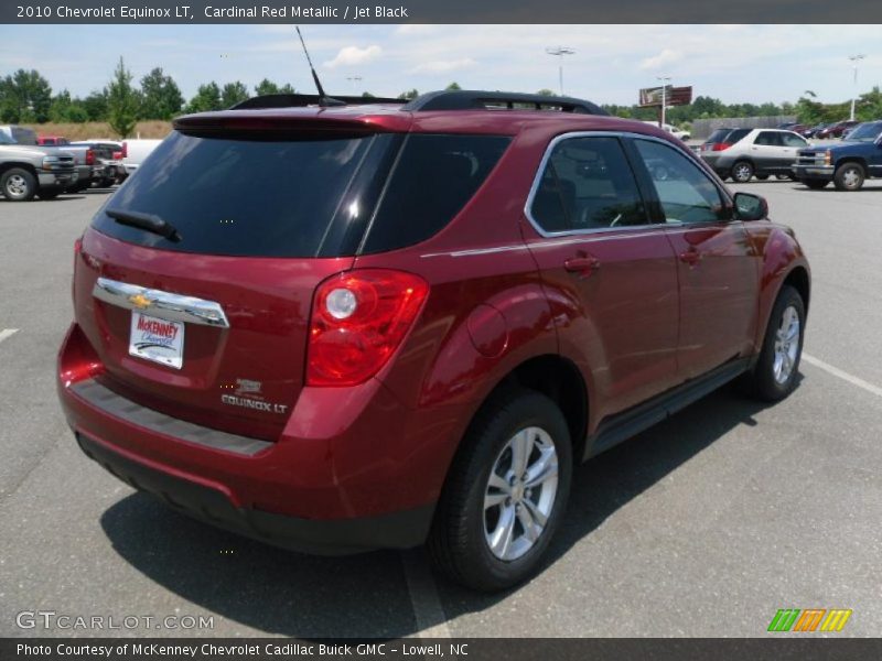 Cardinal Red Metallic / Jet Black 2010 Chevrolet Equinox LT