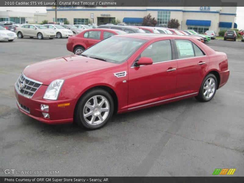 Crystal Red Tintcoat / Cashmere 2010 Cadillac STS V6 Luxury