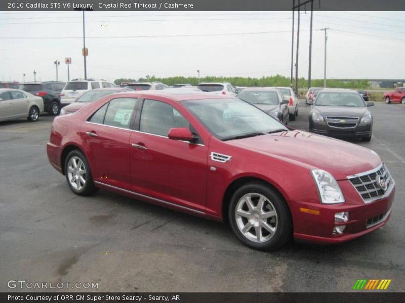 Crystal Red Tintcoat / Cashmere 2010 Cadillac STS V6 Luxury